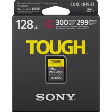 Sony 128GB TOUGH Series 300MB/s UHS-II  V90 SDXC Hafıza Kartı