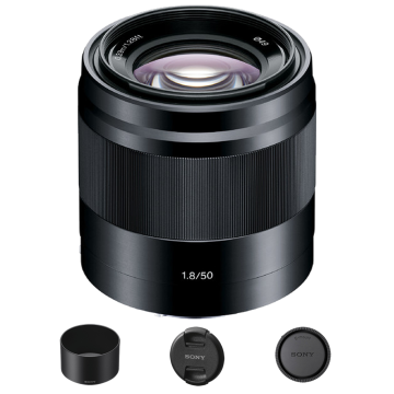 Sony SEL 50mm f/1.8 OSS Lens (Black)