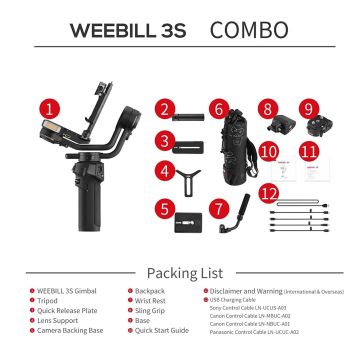Zhiyun Weebill 3S Creator Combo Kit