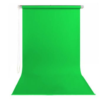 Stil Fon 145cm x 200cm Sonsuz Yeşil Fon Perdesi Seti