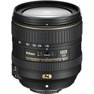 Nikon AF-S DX NIKKOR 16-80mm f/2.8-4E ED VR Lens