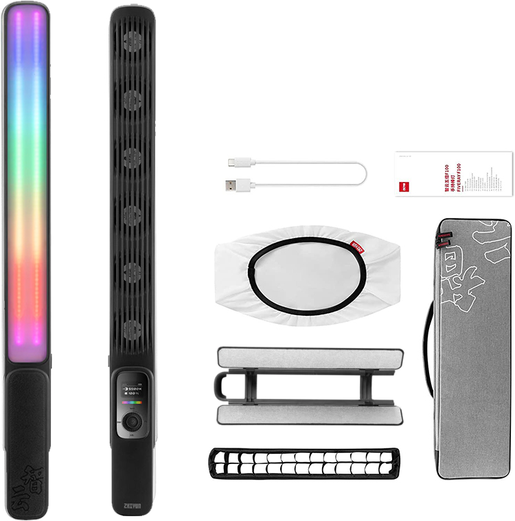 Zhiyun Fiveray F100 RGB LED Işık Çubuğu (Siyah)