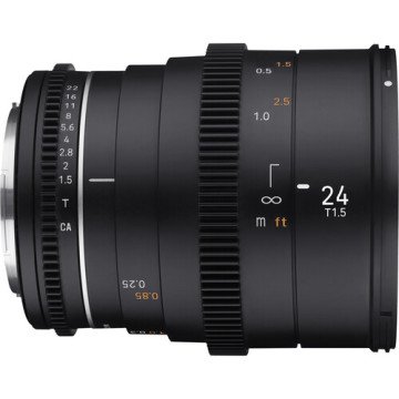 Samyang 24mm T1.5 VDSLR MK2 Cine Lens (Canon EF)