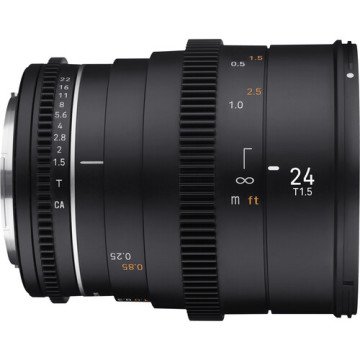 Samyang 24mm T1.5 VDSLR MK2 Cine Lens (Fuji X)