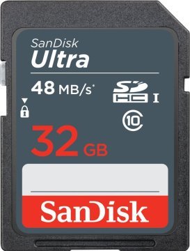 Sandisk 32GB Ultra SDHC 48MB/s Class 10 UHS-I Hafıza Kartı (2'li Paket)