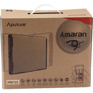 Aputure Amaran HR672C Video Led Işık + Taşıma Çantası + 2 Adet F-970 Batarya