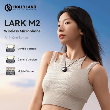 Hollyland Lark M2 Combo Kablosuz Mikrofon Sistemi