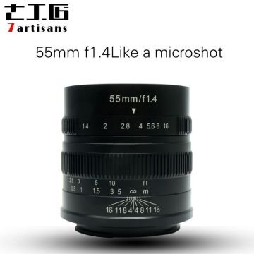 7artisans 55mm/F1.4 APS-C Manual Fixed Lens (Sony E-mount)