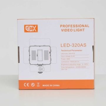 Gdx Pro Led 320AS Bataryalı 2'li Sürekli Led Işık Seti