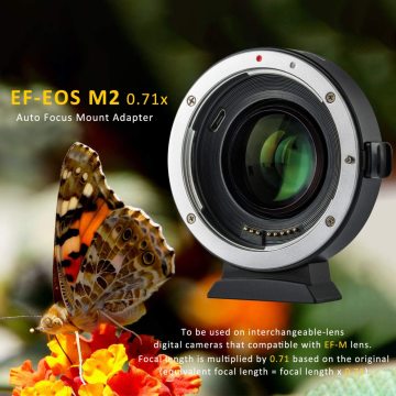 Viltrox EF-EOS M2 Lens Adaptor (0.71x Speedboaster Canon EF Lens - EOS EF-M)