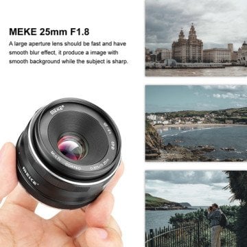 Meike MK-25mm f/1.8 Lens (Sony E)