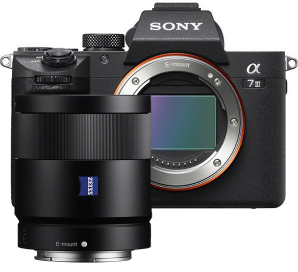 Sony A7 III Body + 55mm f/1.8 Lens