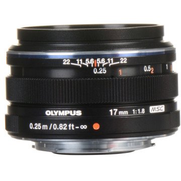Olympus 17mm f/1.8 Lens Black