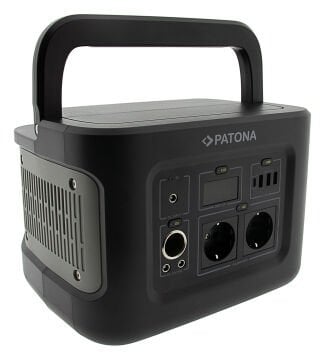 Patona 9982 Platinum Portable Powerstation 600Wh 600W/230V USB5V/2.4A DC12V/10A ((Premium GaN PD65W Adapter Hediye )