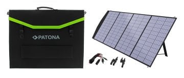 Patona Platinum 200W Foldable 4 Solar Panel Solar Panel with DC Output