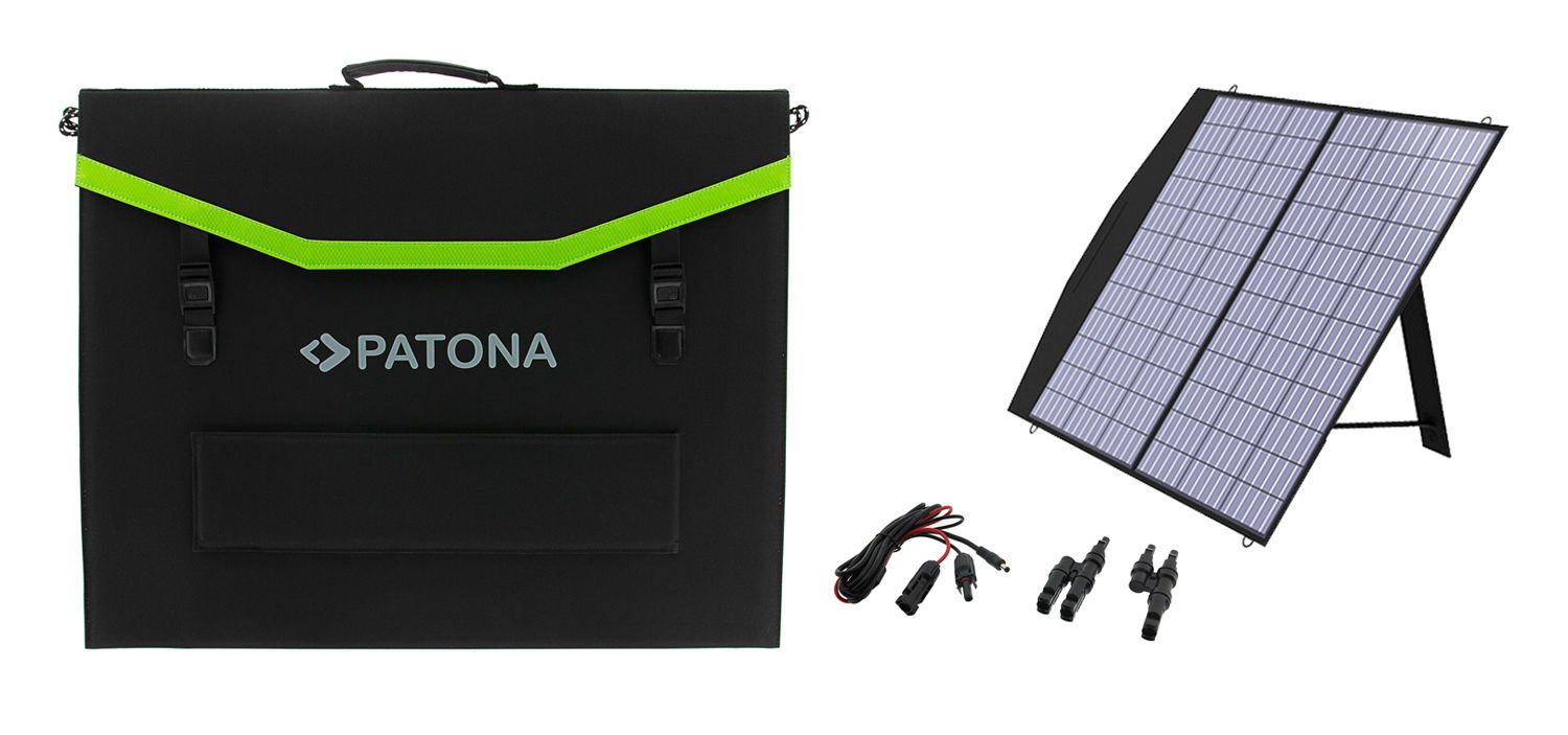 Patona Platinum 100W Foldable 2 Solar Panel Solar Panel with DC Output