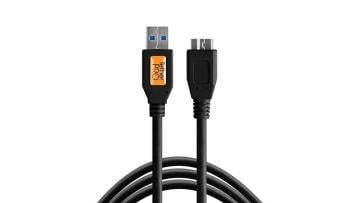TetherPro USB 3.0 to Micro-B 30 cm Bağlantı Kablosu (CU5404BLK)