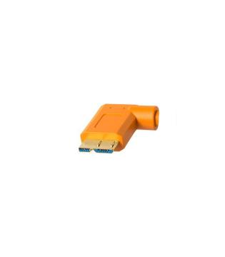 TetherPro USB 3.0 to Micro-B Right Angle Dik Açılı 4.6 m Bağlantı Kablosu (CU61RT15ORG)