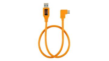 Tether Tools TetherPro USB 3.0 to USB-C Right Angle Dik Açılı 50 cm Bağlantı Kablosu (CUCRT02ORG)