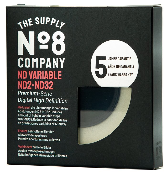 No8 Company 43mm Nano Variable Density ND 2-32 Filtre