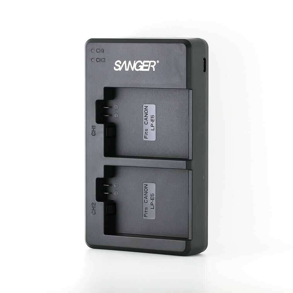 Sanger LP-E5 Canon İkili USB Şarj Aleti