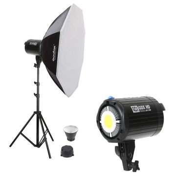 GDX HD-150W + 95 Octagon SoftBox Bebek Çekim Seti