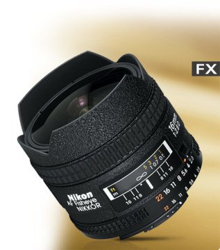 Nikon AF Fisheye-NIKKOR 16mm f/2.8D Lens