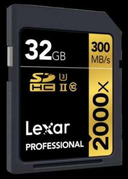 Lexar 32GB Professional 2000x SDHC V90 Hafıza Kartı