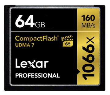 Lexar 64GB Professional 1066x CompactFlash 160MB/sn Hafıza Kartı