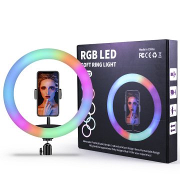 RGB Led Yumuşak Halka Işık MJ33 (200cm Işık Ayağı Dahil)