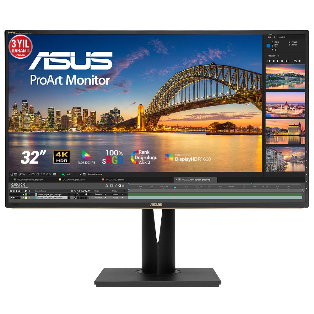 Asus ProArt PA329C 4K HDR 32'' Profesyonel Monitör