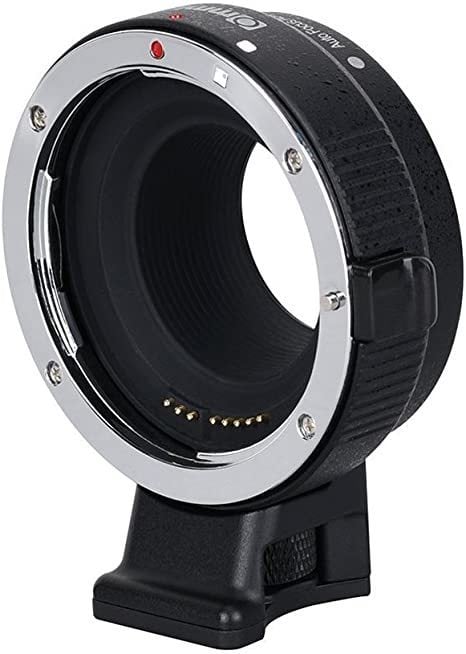 Commlite CM-NF-NEX F-Mount Lens için Diyafram Kadranlı E-Mount Kameraya Lens Montaj Adaptörü