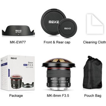 Meike MK-8mm f/3.5 Fisheye Lens (Canon EF)