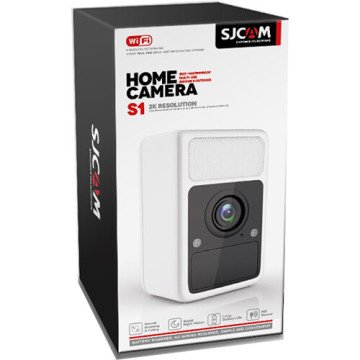 SJCAM S1 Gece Görüşlü Dış Mekan Ev Kamerası (Beyaz)
