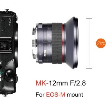 Meike MK-12mm f/2.8 Lens (Canon EF-M)