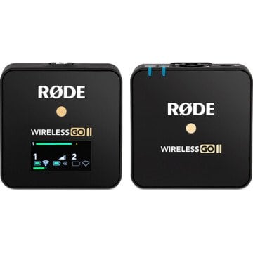 Rode Wireless GO II Single Kablosuz Mikrofon (Black)