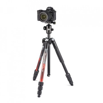 Manfrotto MKELMII4RD-BH  Element MII Aluminyum Tripod + Ball Head (Red)