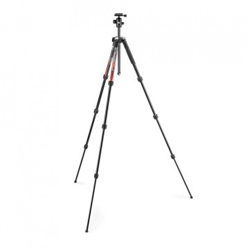 Manfrotto MKELMII4RD-BH  Element MII Aluminyum Tripod + Ball Head (Red)