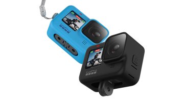 GoPro Kılıf + Bileklik (HERO10 ve 9 Black için) Mavi
