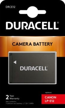 Duracell Canon LP-E12 Li-ion Batarya DRCE12 (Canon M50)