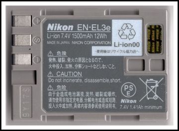 Nikon EN-EL3e Orjinal Batarya