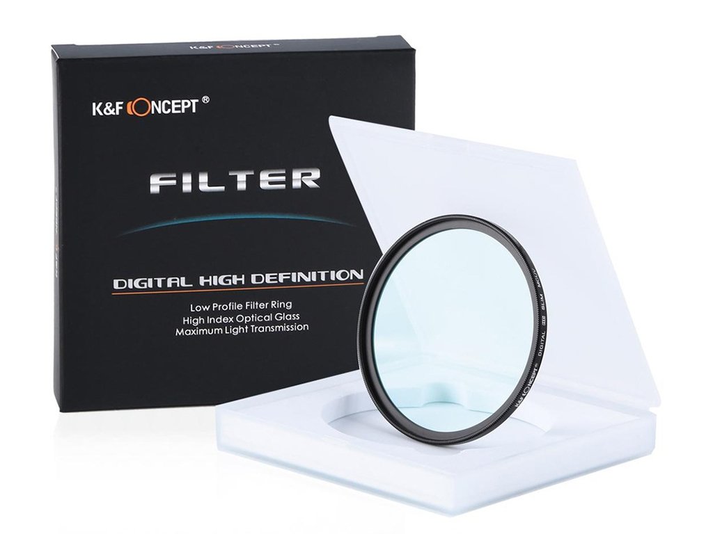 K&F Concept 72mm UV Slim HD Filtre