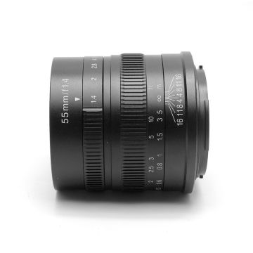 7artisans 55mm F/1.4 APS-C Manual Fixed Lens (Fuji-FX Mount)