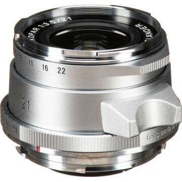 Voigtlander Color-Skopar 21mm f/3.5 Aspherical Type II Lens (Leica M) Silver