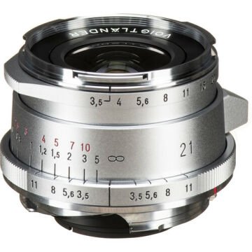 Voigtlander Color-Skopar 21mm f/3.5 Aspherical Type II Lens (Leica M) Silver