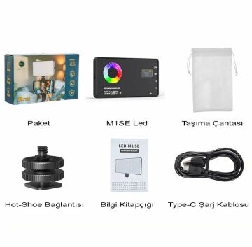 Mamen LED-M1se RGB LED Video ve Fotoğraf Efekt Işığı