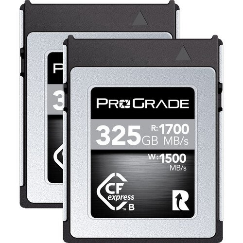 ProGrade Digital 325GB CFexpress 2.0 Type B Cobalt Hafıza Kartı (2'li Paket)