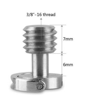 OEM Marka SC08 3/8 Tripod Plate Vidası