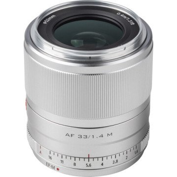 Viltrox AF 33mm f/1.4 M STM Lens Canon EF-M (Silver)