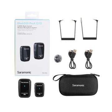 Saramonic Blink500 ProX Q10 ( Tekli ) 2.4GHz Dual-Channel Wireless Microphone System